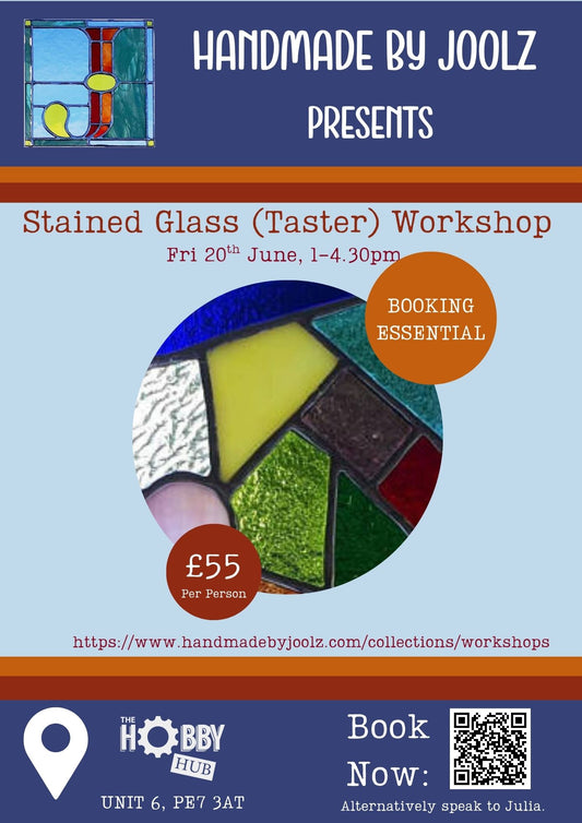 20th June 2025 | Stained glass workshop | Taster session